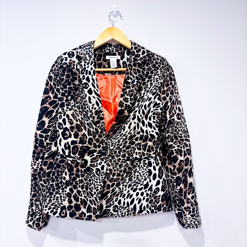 BETTER B Leopard print blazer | Statement Office Chic | Medium